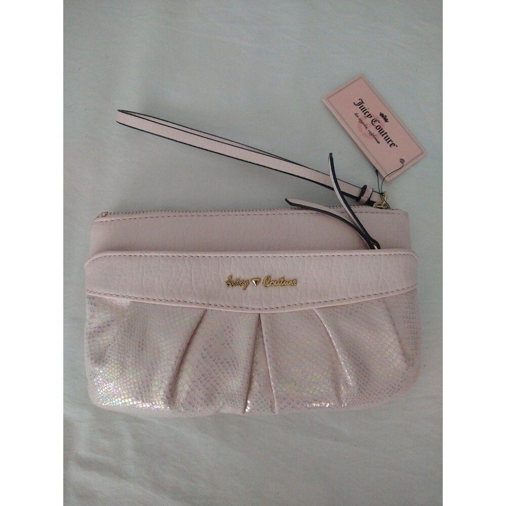 New With Tag Juicy Couture Pink Wallet Wristlet Clutch Y2K 90s Gift for Her